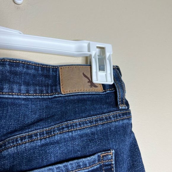 American eagle vintage hi-rise festival shorts women’s size 8 blue - Picture 3 of 8